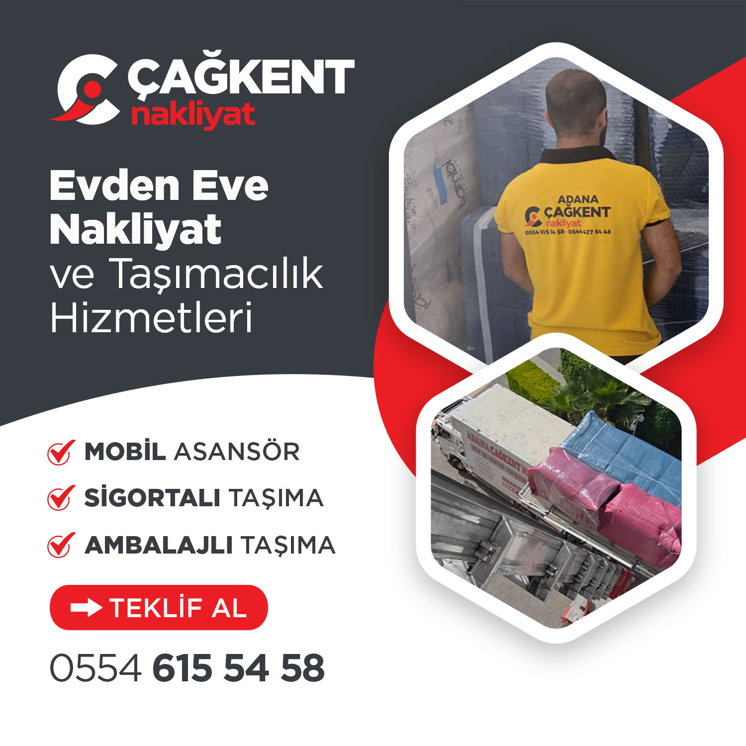 Adana Evden Eve Nakliyat - Adana Çağkent Nakliyat